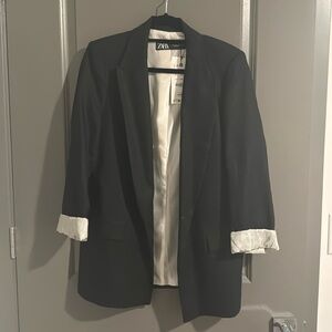 NWT! Zara linen blazer.